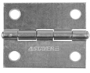 STAYER 50 x 38 х 1.25 мм, цвет белый цинк, карточная петля (37611-50-1)