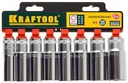 Набор удлиненных торцовых головок на рельсе KRAFTOOL SUPER-LOCK 8 шт. (1/2") 27865-H8