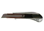 Нож строительный 18мм, SK4 сталь, автофиксация, металлический, Sturm!