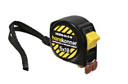 Рулетка 5x19мм, 2 стопа, компактн. корпус,  2 стопа,мощный магнит, Hanskonner