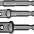 STAYER Maxfix, 50 мм, 3 шт, адаптеры для торцовых головок (26656-H3)