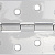 STAYER 100 x 70 х 1.8 мм, цвет белый, карточная петля (37611-100-2)
