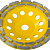 STAYER Double, d 180 мм, двухрядная алмазная шлифовальная чашка (33381-180)