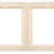 СВЕТОЗАР Гамма, четверная, вертикальная, цвет бежевый, накладная панель (SV-54151-B)