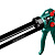 KRAFTOOL Expert 4-in-1 310 мл, скелетный пистолет для герметика (06675)