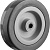 ЗУБР d 100 мм, г/п 65 кг, резина/полипропилен, колесо (30956-100)