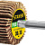 STAYER d 30 x 15 мм, P100, на шпильке d 6 мм, круг шлифовальный лепестковый (36606-100)
