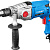 ЗУБР 1100 Вт, 13 мм, 2 скорости, ударная дрель, мет. корпус, кейс, Профессионал (ЗДУ-1100-2 ЭРММ2)