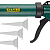 KRAFTOOL Universal 320 мл, закрытый пистолет для герметика (06677)