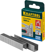 KRAFTOOL скобы тип 53 (A/10/JT21), 14 мм, калибр 23GA. 1000 шт (31670-14)