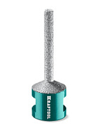 KRAFTOOL VS DIAMOND d 8 мм (М14, 50 мм), Вакуумная алмазная фреза пальчиковая с конусом (29811-08)