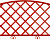 GRINDA Плетень, 24 х 320 см, терракот, 7 секций, декоративный забор (422207-T)