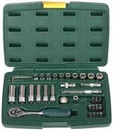 Набор KRAFTOOL "INDUSTRIE QUALITAT" Торцовые головки, 1/2", 1/4", 37 предметов