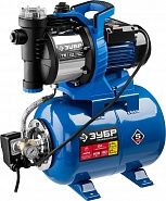 Станция насосная Т5 автоматическая, ЗУБР Профессионал НАС-Т5-900-С, 900Вт, 60л/мин, напор 42 м, бак 24л, корпус нерж. сталь, фильтр, обратный клапан