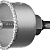 ЗУБР 51 мм, L 25 мм, карбид вольфрама, коронка-чашка с державкой и сверлом, Профессионал (33360-051)
