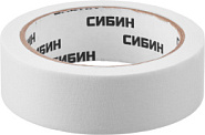 СИБИН 30 мм х 25 м, креповая, малярная лента (12111-30)