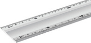 STAYER 0.6 м, алюминиевая линейка, Professional (34383-60)