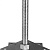 ЗУБР 140 x 140 x 250 мм x М24, цинк, анкерная регулировочная стойка (310266-140)