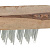 ТЕВТОН 6 рядов, деревянная рукоятка, стальная, щетка проволочная (3503-6)