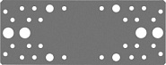ЗУБР КП-2.0, 200 x 80 x 2 мм, цинк, крепежная пластина (310236-200-80)