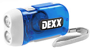 DEXX  2LED Ручной динамо-фонарь (56700)