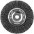 ЗУБР 150 х 12.7 мм, витая, стальная проволока 0.3 мм, щетка дисковая для УШМ, Профессионал (35185-150)