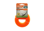 Леска для триммера, d=3.0 мм, l=15 м, КРУГ, оранжевый КАРТОН. Sturm!