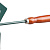 GRINDA 250 мм, 3 зубца, углеродистая сталь, прямое лезвие, деревянная ручка, садовая мотыжка (8-421235)