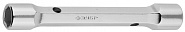Усиленный двухсторонний торцовый ключ ЗУБР 8 х 9 мм 27190-08-09