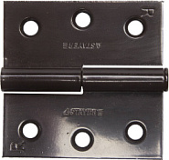 STAYER 75 x 75 x 2.4 мм, разъемная, правая, цвет коричневый, карточная петля (37613-75-3R)