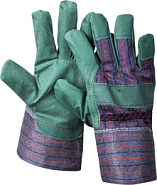 STAYER XL, искусственная кожа зеленые, рабочие перчатки (1132-XL)