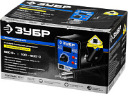 ЗУБР ПСТ-650, 650 Вт, 100 - 500°C,120 л/мин, 3 насадки, керамический нагреватель, цифровая термовоздушная паяльная станция, Профессионал (55350)