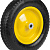 GRINDA WP-16, 3.25″ х 360 мм, для тачек (арт. 422396, 422399), стальной диск, подшипник - 16 мм, пневматическое колесо (422405)