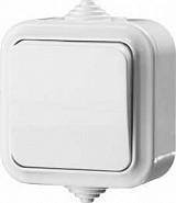 Выключатель одноклавишный, STAYER, MASTER, 54301-W