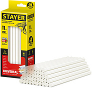 STAYER Universal, 11 х 200 мм, 40 шт, универсальные клеевые стержни, Professional (2-06821-T-S40)
