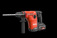 Перфоратор аккумуляторный бесщеточный DCK KRH20V-28, 18В, 3,6Дж, 2*6А/ч