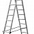 Лестница алюминиевая двухсекционная, ЗУБР, ЭКСПЕРТ, 38821-11