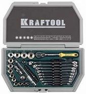 Набор торцовых головок, KRAFTOOL, PRO, 27973-H38-2