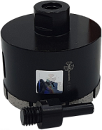 Коронка алмазная по керамограниту 80 мм Серебряная пайка GCB770