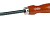 GRINDA 250 мм, углеродистая сталь, прямое лезвие, деревянная ручка, садовая мотыжка (8-421231)
