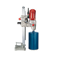 Дрель алмазного сверления DCK KZZ02-250A, 3800Вт, до 250мм, 1 1/4" со станиной.