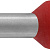 СВЕТОЗАР  1 мм2, 25шт Изолированныйштыревой наконечник для многожильного кабеля (49400-10)