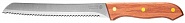 Хлебный нож LEGIONER Germanica 200 мм нержавеющее лезвие с деревянной ручкой 47845