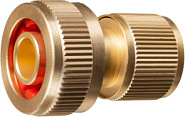 GRINDA BC-34A, 3/4″ с автостопом, из латуни, для шланга, быстросъёмный соединитель, PROLine (8-426130)