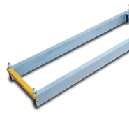 Профиль двойной виброрейки, длина 6м, 100х40х4