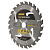 Пильный диск по дереву THIN KERF 165x20 мм, 24 зубьев, Hanskonner