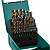 KRAFTOOL COBALT-8, 25 шт, (1-13 мм), сталь М42, HSS-Co(8%), набор сверл по металлу (29656-H25)