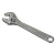 Разводной ключ 200мм, зев 26мм, хромированный, Sturm!