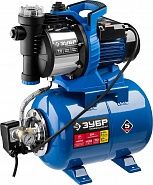 Станция насосная Т5 автоматическая, ЗУБР Профессионал НАС-Т5-1100-С, 1100Вт, 70л/мин, напор 45м, бак 24л, корпус нерж.сталь, фильтр, обратный клапан