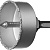 ЗУБР 67 мм, L 25 мм, карбид вольфрама, коронка-чашка с державкой и сверлом, Профессионал (33360-067)
